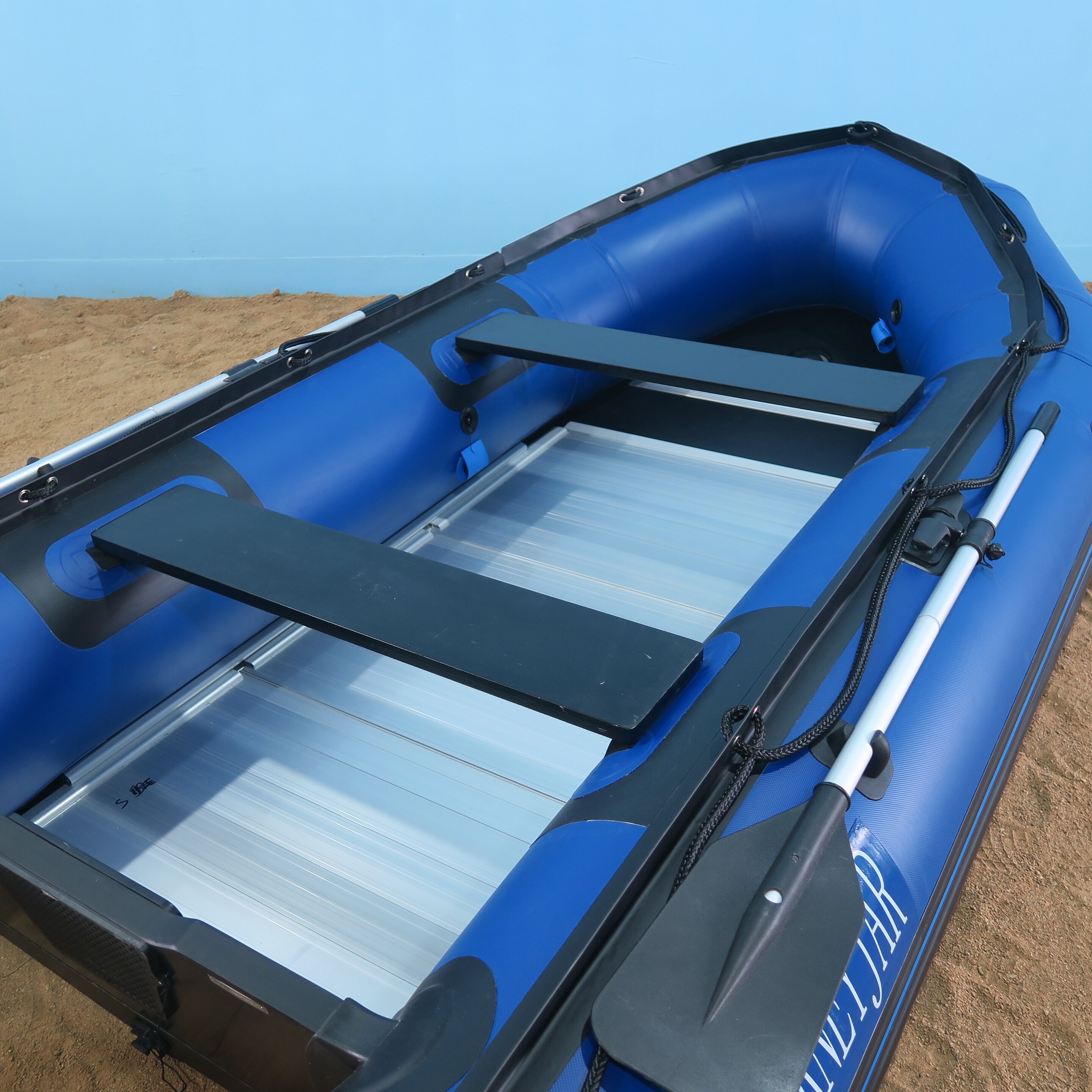 Inflatable boat,aluminum floor, Blue Boat-420cm  