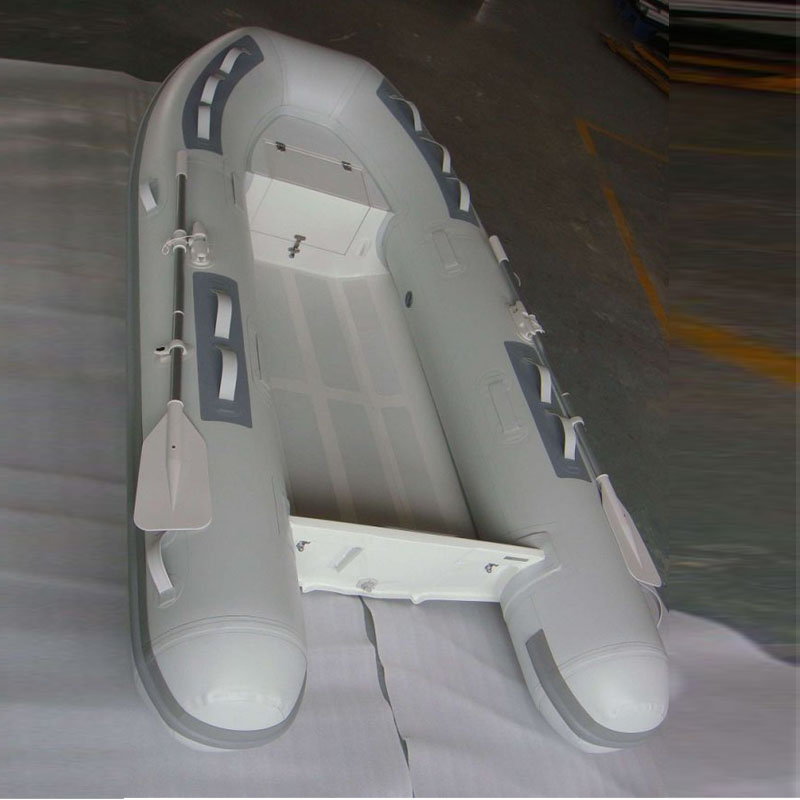 Aluminum hull infaltable boats 3.5m open deck type