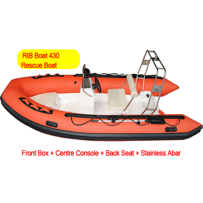 RIB boat  rescue boats 430cm/14ft  